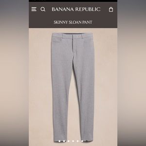 Women’s Banana Republic Sloan fit skinny full length dress pant.